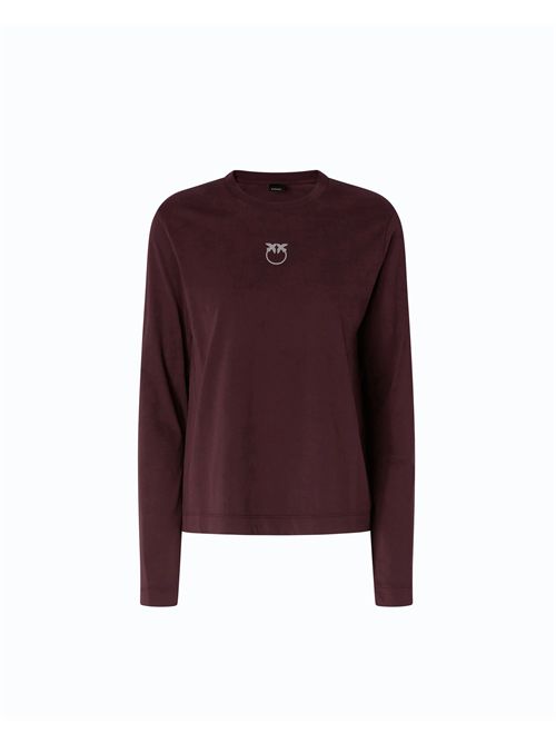 Maglia con logo Love Birds PINKO | 107292A3HP/RR7